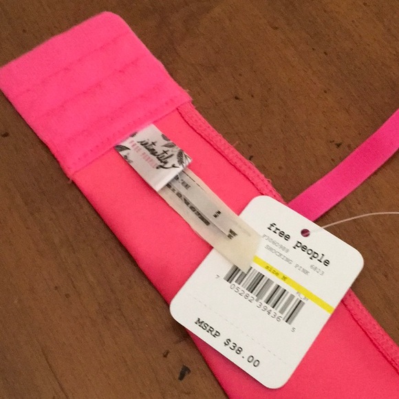 NWT FREE PEOPLE V-WIRE BRA 1 Med left - Picture 4 of 8